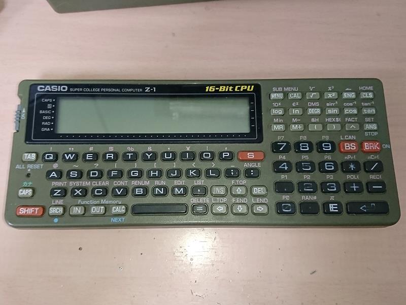 CASIO(カシオ)ポケコン Z-1GR 256KBに増設済(FX-890P) abitur.gnesin 